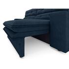 Sofá Pegasus 2,30m Assento Retrátil E Reclinável Velosuede Pe