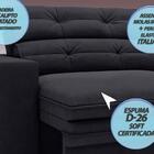 Sofá Pegasus 2,30m Assento Retrátil E Reclinável Velosuede Pr