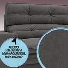 Sofá Pegasus 2,50m Assento Retrátil E Reclinável Velosuede Ci