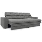 Sofá Pegasus 2,50m Assento Retrátil E Reclinável Velosuede Gr