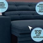 Sofá Pegasus 2,50m Assento Retrátil E Reclinável Velosuede Pe