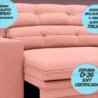 Sofá Pegasus 2,50m Assento Retrátil E Reclinável Velosuede Ro