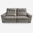 Sofá Persia 2 Lugares 1,90 Metros Veludo - 03 Capuccino