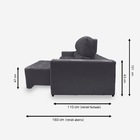 Sofá Plus 3 Lugares 2,10 Metros Veludo - 10 Cinza