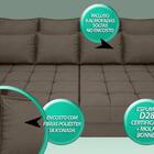 Sofá Poesia 2,30m Retrátil E Reclinável Velosuede Marrom - Ne