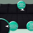 Sofá Poesia 2,60m Retrátil E Reclinável Velosuede Preto - Net