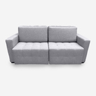 Sofá Pollo 2 Lugares 1,50 Metros Linho - 05 Cinza