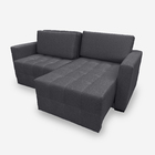 Sofá Pollo 2 Lugares 1,50 Metros Veludo - 10 Cinza Grafite