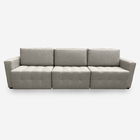 Sofá Pollo 6 Lugares 3,00 Metros Linho - 08 Bege