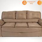 Sofá Polo 2,05m Assento Retrátil E Reclinável Velosuede Capuc