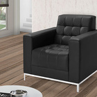 Sofá Poltrona 1 Lugar Class Corino Preto