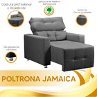 Sofá Poltrona Retrátil Reclinável Jamaica Linho - Star Confort