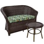 Sofá Porto Rico E Mesinha De Área Varanda Trama Fechada Pedra