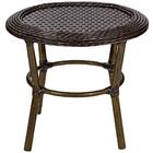 Sofá Porto Rico E Mesinha De Área Varanda Trama Fechada Pedra