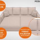 Sofá Positano 1,80m Sem Caixa, Retrátil E Reclinável Velosued