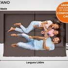 Sofá Positano 1,80m Sem Caixa, Retrátil E Reclinável Velosued