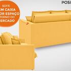 Sofá Positano 1,80m Sem Caixa, Retrátil E Reclinável Velosued