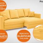 Sofá Positano 1,80m Sem Caixa, Retrátil E Reclinável Velosued