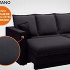 Sofá Positano 1,80m Sem Caixa, Retrátil E Reclinável Velosued