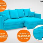 Sofá Positano 1,80m Sem Caixa, Retrátil E Reclinável Velosued