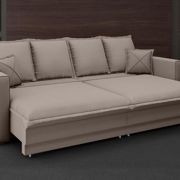 Sofá Positano 1,80m Sem Caixa, Retrátil E Reclinável Velosued