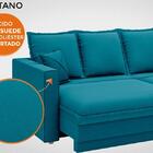 Sofá Positano 2,00m Sem Caixa, Retrátil E Reclinável Velosued