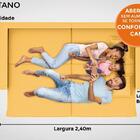 Sofá Positano 2,40m Sem Caixa, Retrátil E Reclinável Velosued