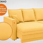 Sofá Positano 2,40m Sem Caixa, Retrátil E Reclinável Velosued