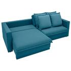 Sofá Positano 2,60m Sem Caixa, Retrátil E Reclinável Velosued