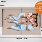 Sofá Positano 2,60m Sem Caixa, Retrátil E Reclinável Velosued