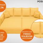 Sofá Positano 2,60m Sem Caixa, Retrátil E Reclinável Velosued