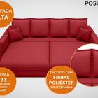 Sofá Positano 2,60m Sem Caixa, Retrátil E Reclinável Velosued