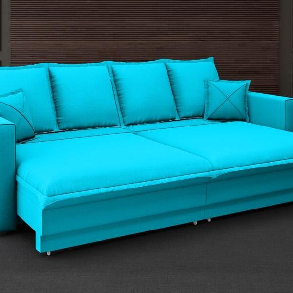 Sofá Positano 2,60m Sem Caixa, Retrátil E Reclinável Velosued