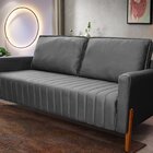 Sofá Prado Platinum Fibra Siliconada Grafite