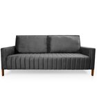 Sofá Prado Platinum Fibra Siliconada Grafite