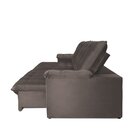 Sofá Pullman Retrátil 250cm Platinum Tabaco