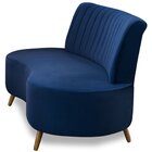 Sofá Qatar 135cm - Azul Petróleo