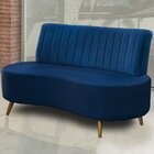 Sofá Qatar 160cm - Azul Petróleo