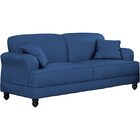 Sofá Ravel 3 Lugares - Linoforte - Azul