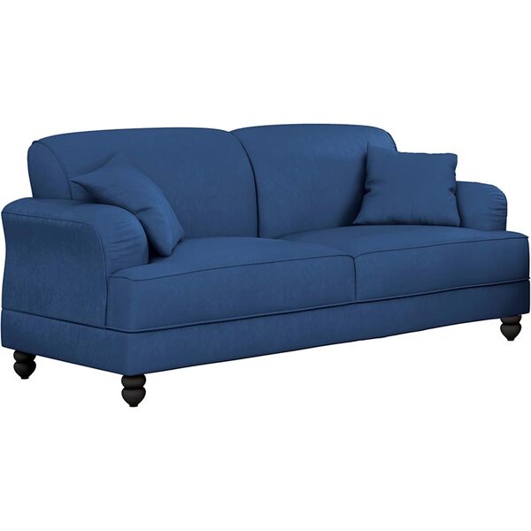 Sofá Ravel 3 Lugares - Linoforte - Azul