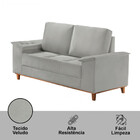 Sofá Ravena Veludo 02 Lugares D28 Meu Sofá Online