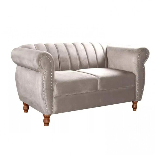 Sofá Realeza Decorativo Chesterfield Namoradeira Retrô Bella