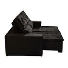 Sofá Recife 3 Lugares Retrátil E Reclinável 205cm Com Molas Y