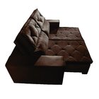 Sofá Recife 3 Lugares Retrátil E Reclinável Com Molas 180cm Y