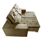 Sofá Recife 3 Lugares Retrátil E Reclinável Com Molas 180cm Y