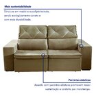 Sofá Recife 3 Lugares Retrátil E Reclinável Com Molas 180cm Y