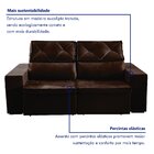 Sofá Recife 3 Lugares Retrátil E Reclinável Com Molas 230cm Y