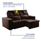 Sofá Recife 3 Lugares Retrátil E Reclinável Com Molas 230cm Y