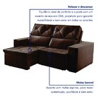 Sofá Recife 4 Lugares Retrátil E Reclinável 250cm Com Molas Y