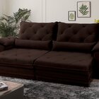 Sofá Reclinável 3 Lugares 230cm Dakota Platinum Marrom